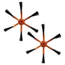 Боковые щетки для пылесоса Xiaomi Mi Robot Vacuum Cleaner Mi RoboRock Xiaowa 2 шт, 6 лопастей, Orange