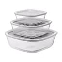 Набір контейнерів для зберігання Guzzini 3 шт. сірий (21885233)