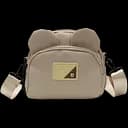 Дитяча сумка крос-боді з вушками в корейському стилі 19х16х7 см бежева (25-571)