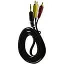 Відеокабель TCOM 3.5 мм - 3 RCA 150 cm