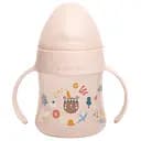 Поїльник Suavinex Лісові історії з силіконовим носиком +4 міс. 150 мл рожевий (306939)