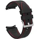 Браслет RLine для Samsung Galaxy Watch 6 Classic 43mm 6 Classic 47mm - чорно-червоний ширина кріплення 20мм силікон Watchbands (W44-0WB92461206)