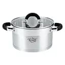 Кастрюля со стеклянной крышкой Krauff Recht 22 см 4.2 л (26-242-049)