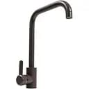 Смеситель кухонный Platinum KT 11 (3008B-FH) поворотный однорычажный из нержавеющей стали темная скала