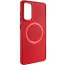 Чехол Epik TPU Bonbon Metal Style with MagSafe для Samsung Galaxy S24+ Красный/Red