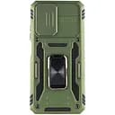 Ударостійкий чохол Camshield Army Ring для Xiaomi Redmi 10 Оливковий / Army Green