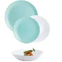 Сервиз Luminarc Diwali Light Turquoise &amp; White 18 предметов (P5912)