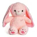 М'яка іграшка-плед та подушка 3 в 1 Зайчик 35×32×40 (см) Рожевий Colorful Home 509-9P