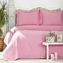 Покрывало с наволочками Karaca Home Cally fusya, 240х230 см, фуксия (svt-2000022268226)