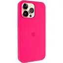 Чохол Epik Silicone Case AA Logo with MagSafe для Apple iPhone 15 Pro 6.1 Рожевий/Barbie pink