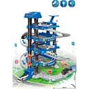 Гараж Поліція 16/2 660 А-328 з автоматичним підйомником, світлом, звуком, 2 машинки, вертоліт 5-поверховий