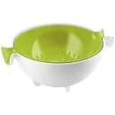Набір миска з каландером Guzzini білий з зеленим (29250084)