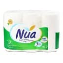 Папір туалетний Nua 3-шаровий, 12 рулонів