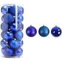 Набір новорічних прикрас 20 іграшоккульок синього кольору (161630)