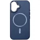 Шкіряний чохол Epik SnapCase with MagSafe для Apple iPhone 16, 6.1 Dark Blue