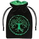 Мішечок для кубиків Q-Workshop Forest Black & green Velour Dice Bag (BFOR202)