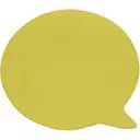 Папір для нотаток Bambi Думка Y01-5, 100 аркушів 70x70 мм жовтий