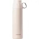 Термос Mini Cup 500 мл с клапаном и чашкой, белый Happy Life HPGM7009W