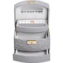 Кейс-скринька для прикрас Yiwu із замком 15.5x11.5x11.5 см сірий HP-5-23G