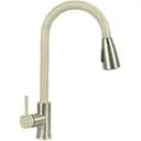 Смеситель кухонный Platinum KT 8203 (8614) однорычажный с выдвижным изливом сафари комби (000033951)