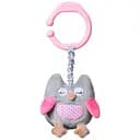 Игрушка-обнимашка BabyOno Сова, с вибрацией, розовый (442)