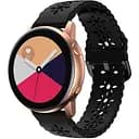 Ремешок Flower для Xiaomi Ticwatch C2 TicWatch E TicWatch S2 Mobvoi TicWatch C2 - черный ширина крепления 20мм силикон Watchbands (W32-4WB39660066)