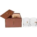 Набор стаканов Gun&Fun для виски трезубец и пуля 2 шт.