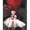 Картина по номерам ArtCraft Сердце Мерилин без подрамника 10004-ACNF 40х50 см