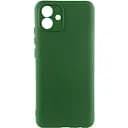 Чехол TPU Getman Liquid Silk Full Camera для Samsung Galaxy A04 Зеленый / Dark green