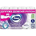 Туалетний папір Zewa Deluxe Лаванда тришаровий 16 рулонів