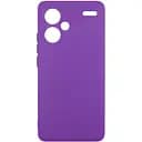 Чехол Silicone Cover Lakshmi Full Camera (A) для Xiaomi Redmi Note 13Pro+ Фиолетовый / urle