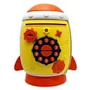 Дитячий банківський термінал "Ракета" MK 5401 музика, звуки тварин, ключ Жовтий