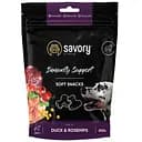 М'які ласощі для собак Savory для зміцнення імунітету качка та шипшина 200 г (31331)