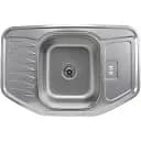 Кухонна мийка Platinum 7851 з нержавіючої сталі 0.8 мм трапеція 78x51 см сатин (000016243)