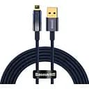 Кабель Baseus Explorer Series Auto Power-Off Fast Charging Data Cable USB to IP 2.4A 2 м блакитний