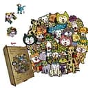 Пазл дерев'яний Планета Цуценят, А3, Дерев'яна коробка 200 елементів