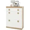 Тумба для обуви Эверест Соната ТО-800, 80х38х105.5 см дуб сонома/белый (EVR-2213)