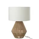 Лампа настольная J-Line из джутовой веревки 51 см коричневая (31413)