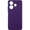 Чехол TPU GETMAN Liquid Silk Full Camera для ZTE Nubia V60 Темно фиолетовый / Dark Purple