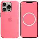 Чехол Epik Silicone case AAA with Magsafe and Animation для Apple iPhone 15 Pro Max 6.7 Розовый/Pink