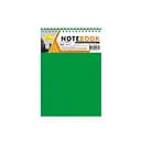 Блокнот А6 В-БП6-80, 80 листів, пружина зверху Зелений