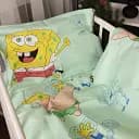 Наволочка MirSon Бязь Kids Time 17-0688 Спанч Боб и Патрик 50х50 см (2200010252774)