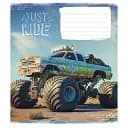 Зошит учнівський Школярик Offroad masters 018-3287L-2 в лінію 18 аркушів 