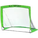 Футбольні ворота MR 1391 (зелені) з м’ячем, насосом і чохлом, 120×70×90 см