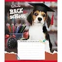 Тетрадь ученическая Собака студент 018-540178L-4 в линию, 18 листов