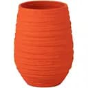 Кашпо J-Line оранжевого цвета 22х30 см (43015)