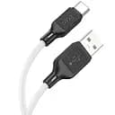 Кабель Hoco X90 силіконовий USB-с 1м білий 6931474788450