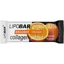 Батончик LipoBar Exclusive Protein Bar, 50 грамм обогащенный биоактивным коллагеном Peptan - Апельсин