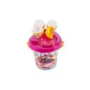 Детский набор для игры с песком ТехноК 5743TXK с формочками для мороженого Розовый