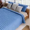 Набір Sonex Nassau: покривало двостороннє 240х220 см + наволочка 70х50 см 2 шт. синій (SO102519)